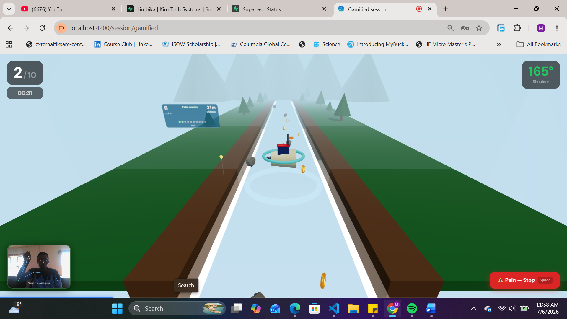 River Navigator rehab game